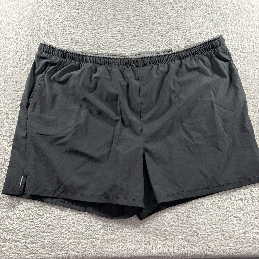 Columbia Lined Shorts Mens 4x - 5x Black Stretch Wicking Hiking Outdoors
